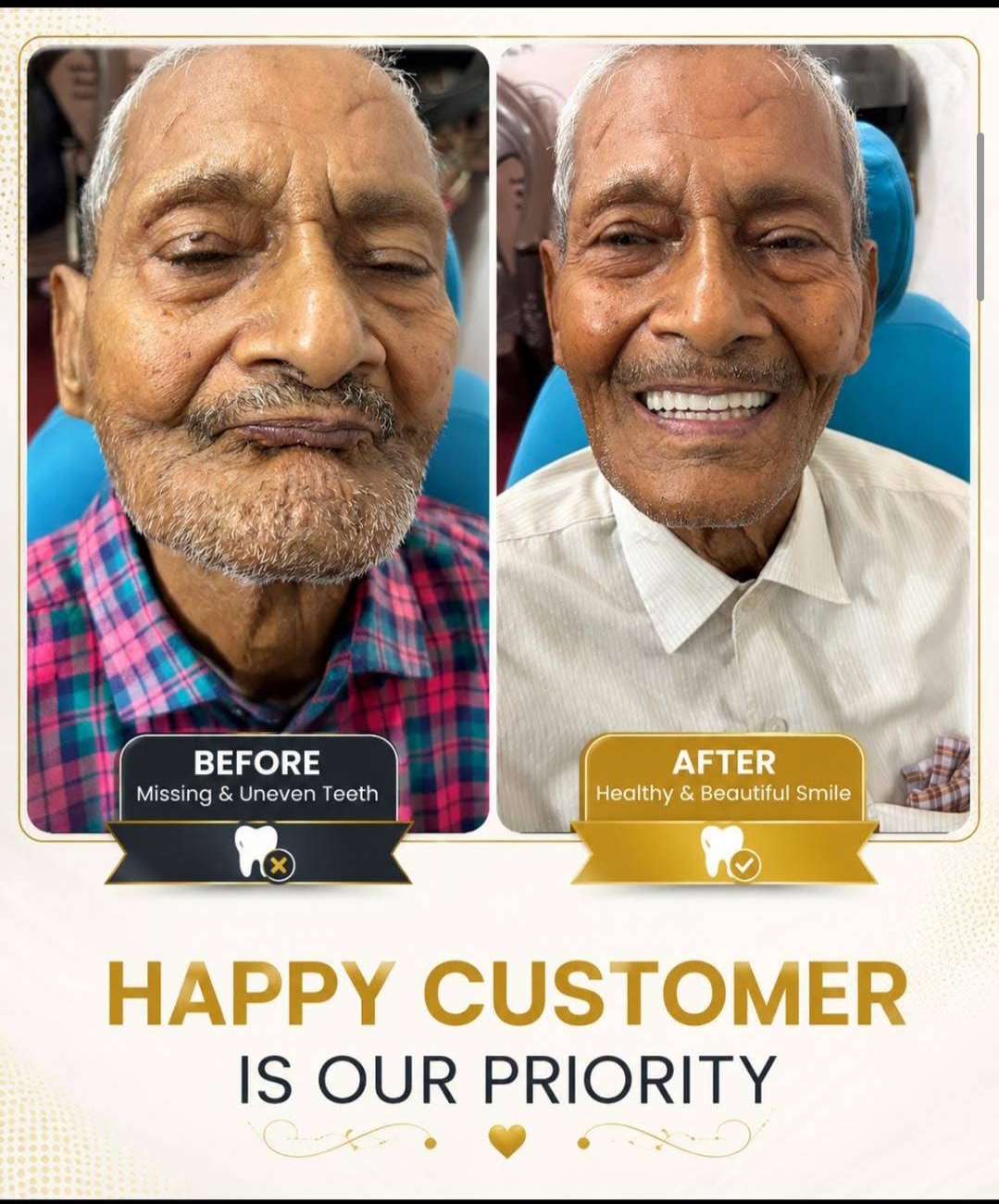 Dr. Shubham Shukla performing a dental procedure